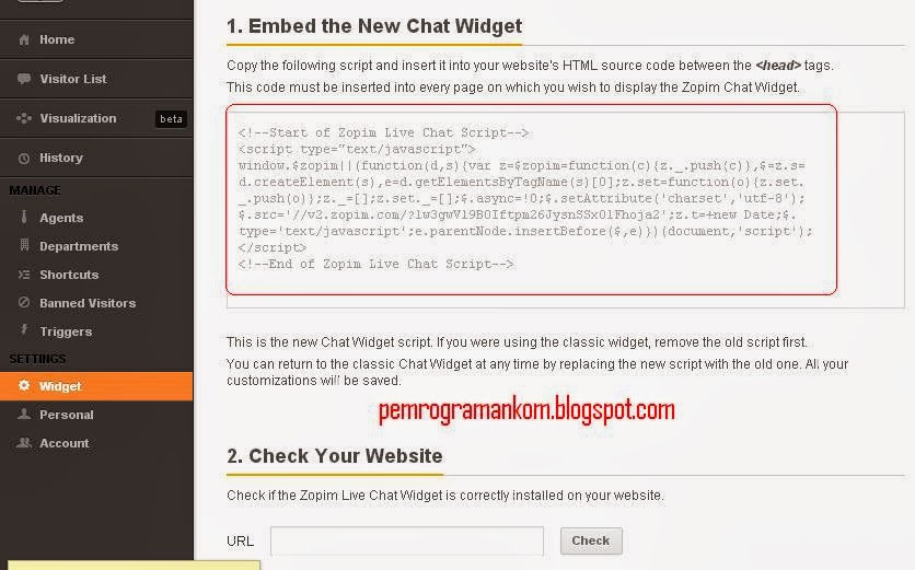 Chat script. Chat script.