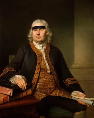 Sir John Fielding by Nathaniel Hone  Oil on canvas (1762) NPG 3834 (1)