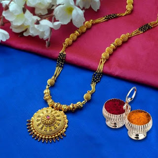 Indian traditional mangalsutra necklace