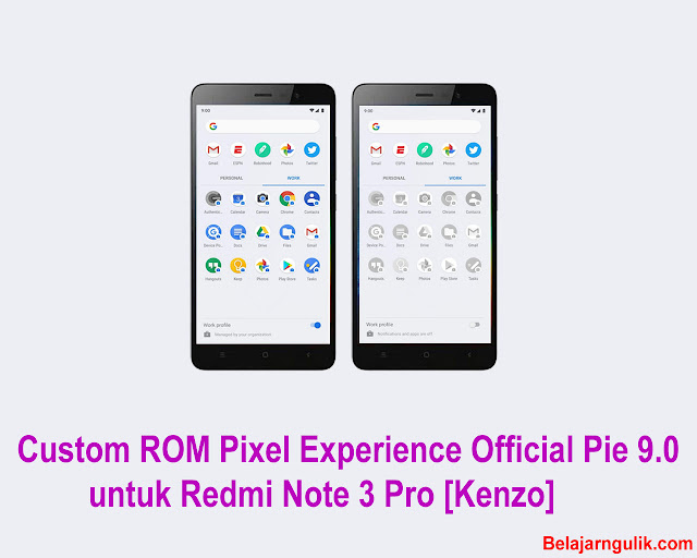 custom rom kenzo pie