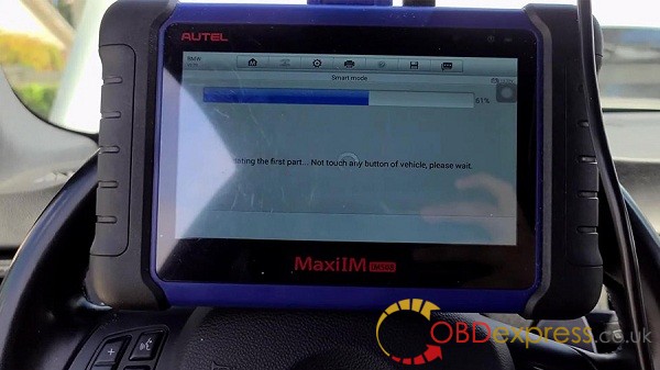 2011 BMW M3 CAS3+ key add via Autel MaxiIM508 + XP400 1