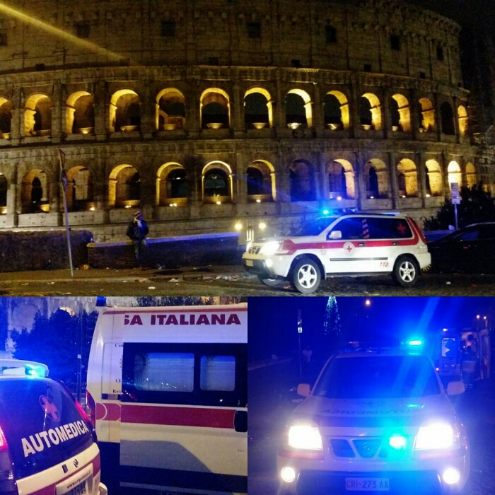 AMBULANCIAS Y EMERGENCIAS : Buenas noches, buena guardia desde Coliseo  Romano Italia !!