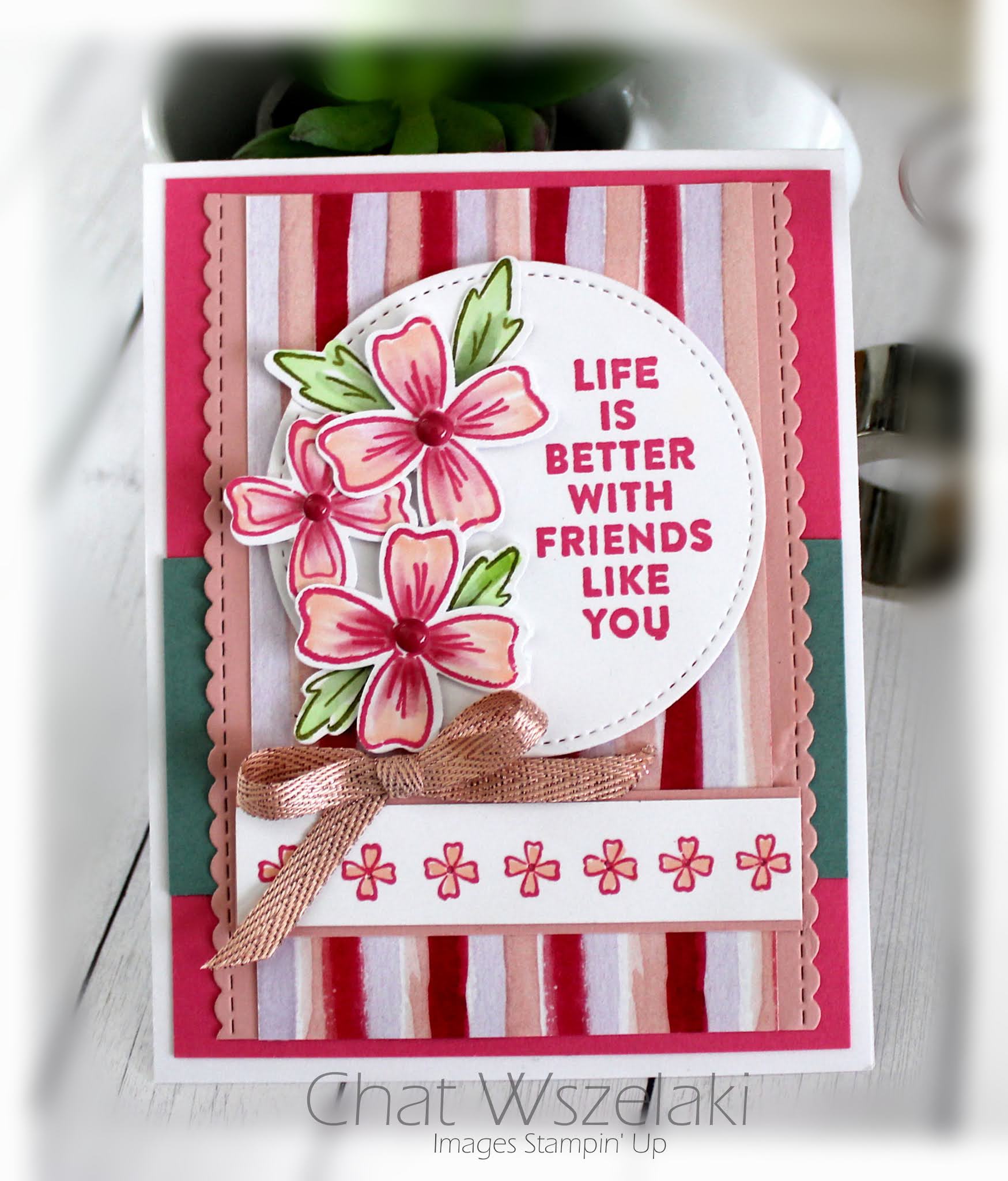 Me, My Stamps and I Stampin' Up Flowers of Friendship