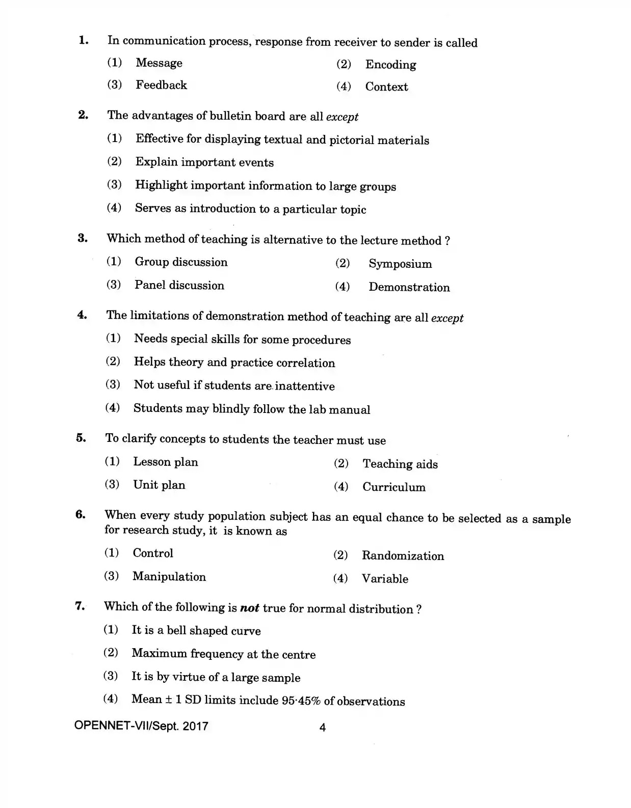 ignou phd nursing entrance exam question papers