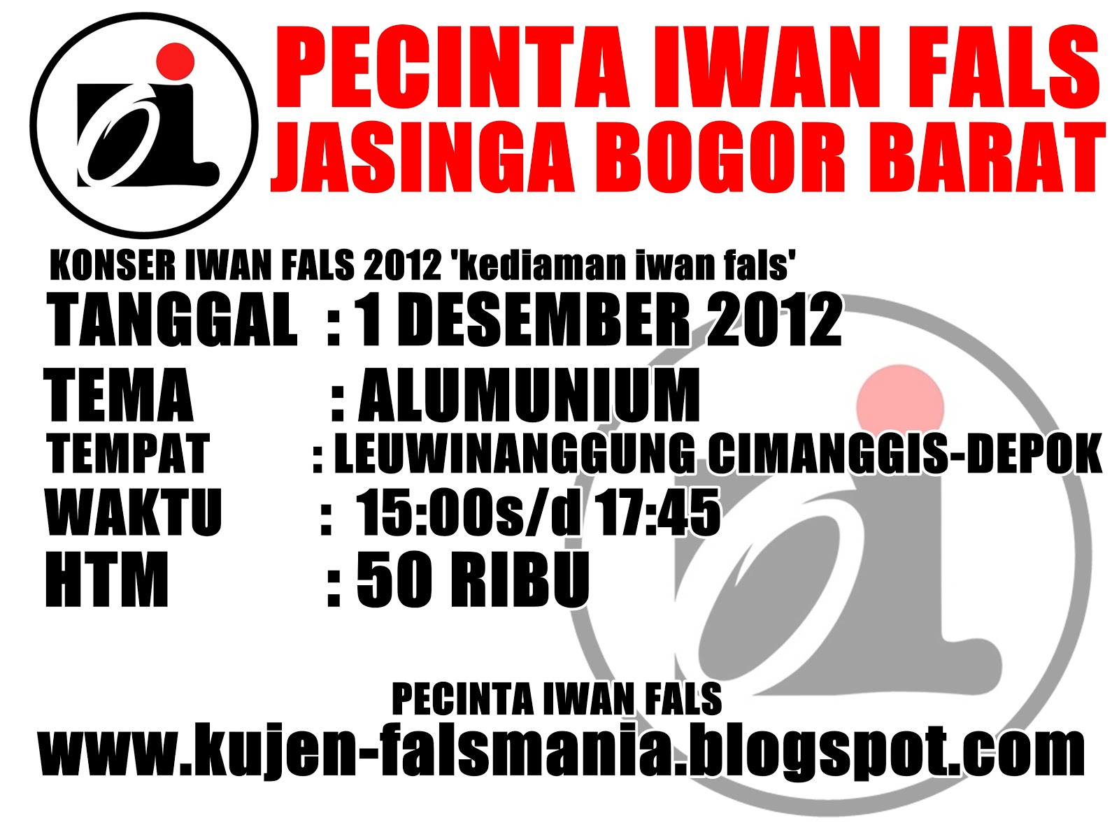 PECINTA IWAN FALS JASINGA BOGOR BARAT October 2012