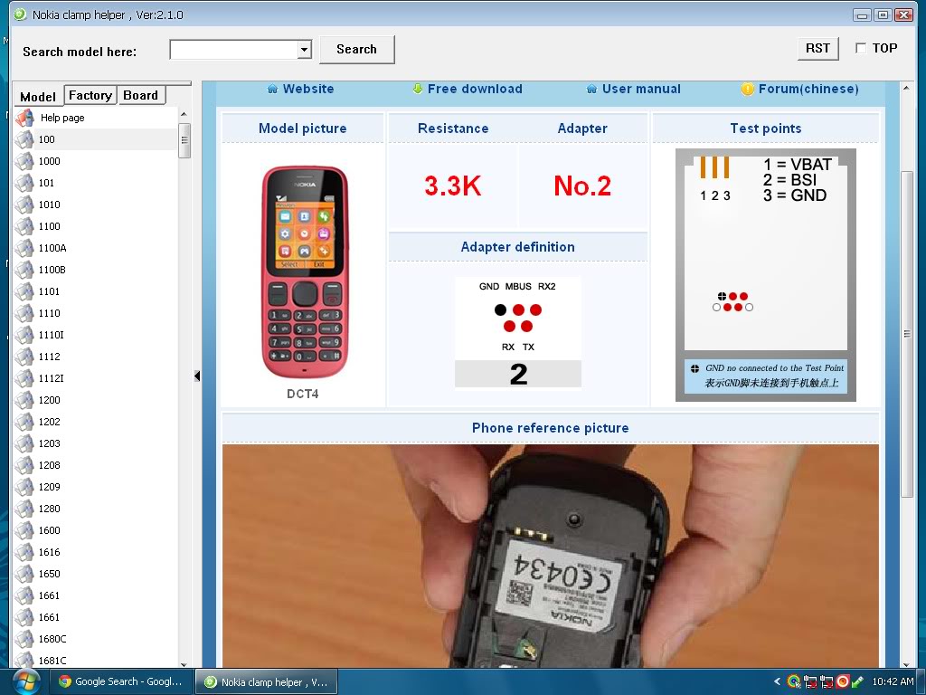 nokia fbus pinout finder