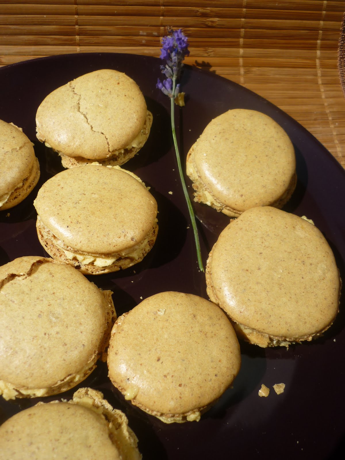 estrellacanela: Orangen-Macarons mit oder ohne Lavendel