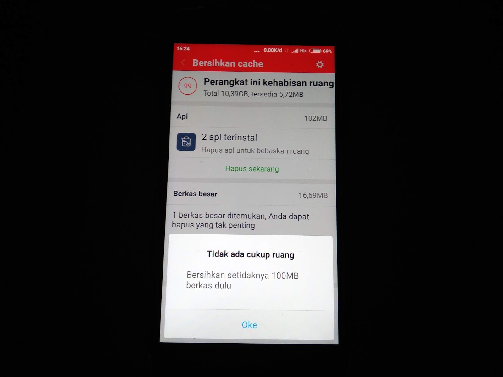 Cara Mengatasi Perangkat Kehabisan Ruang Xiaomi Redmi Note 5A Prime