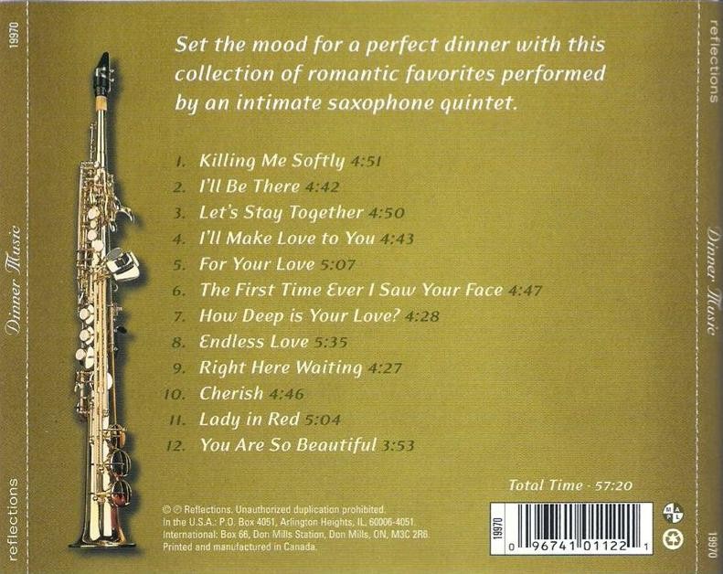 [Smooth Jazz] Montgomery Smith Romantic Saxophone Quintet Dinner