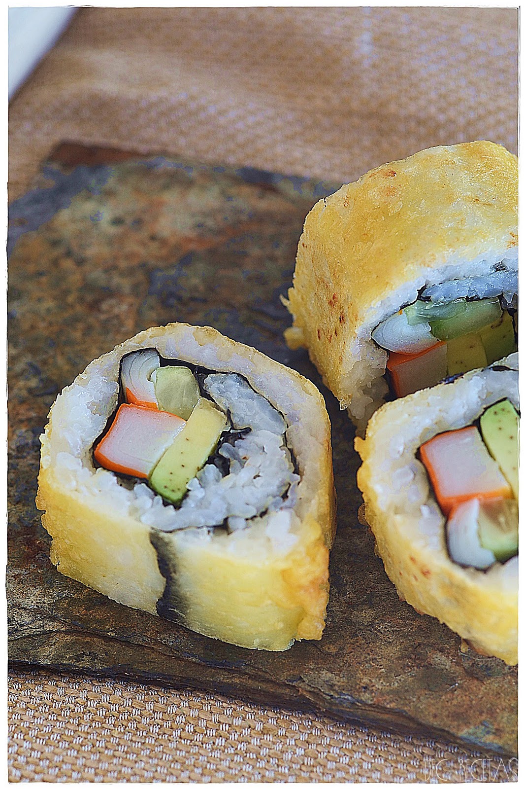 California roll en tempura DECORECETAS
