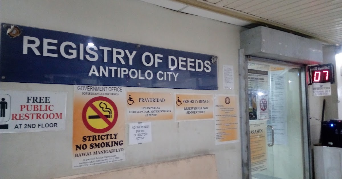 How to Apply for a Certified OCT & TCT from Registry of Deeds Antipolo