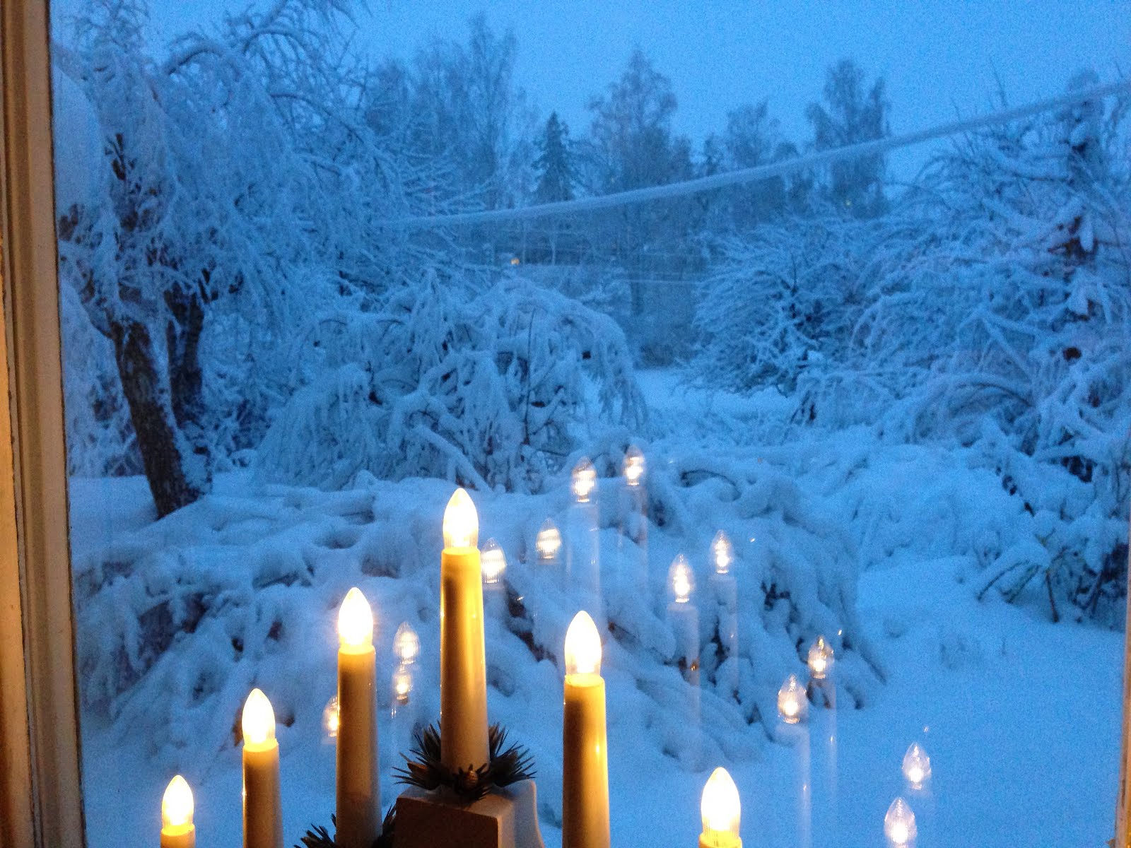 Titta det snöar!