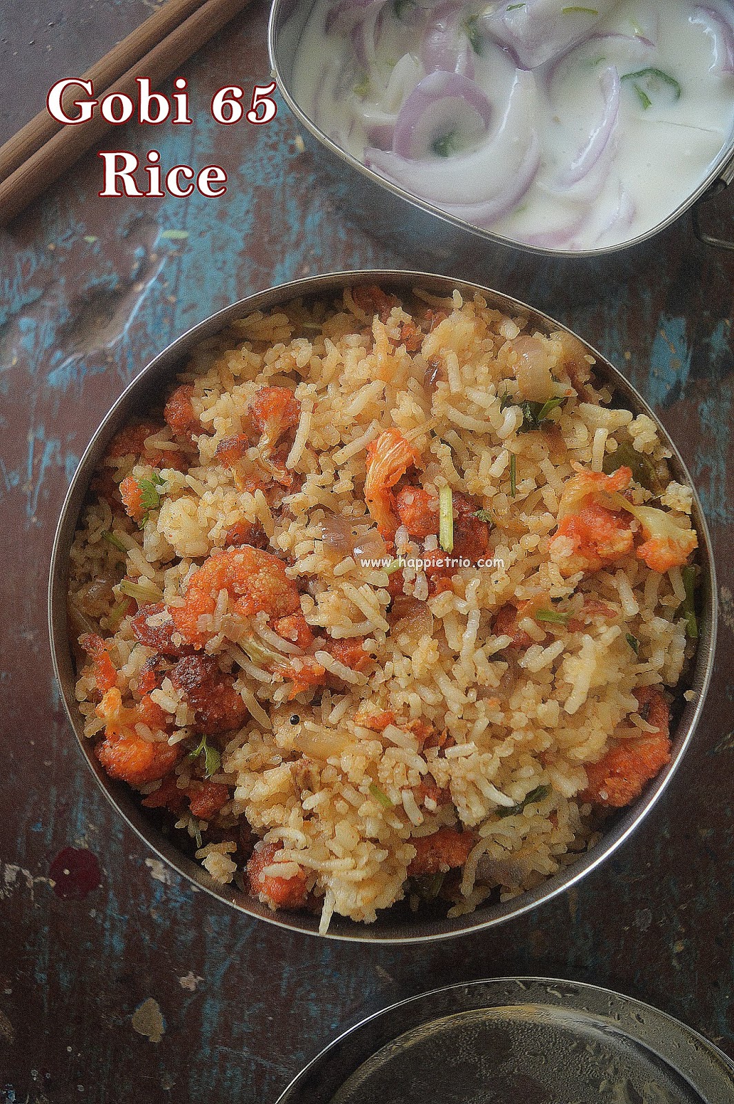 Gobi 65 Rice Recipe | Crispy Fried Cauliflower Rice ~ Cook with Sharmila