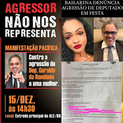 Vereadora Ada Dantas repudia agressão de deputado estadual contra dançarina 3 Vereadora Ada Dantas repudia agressão de deputado estadual contra dançarina