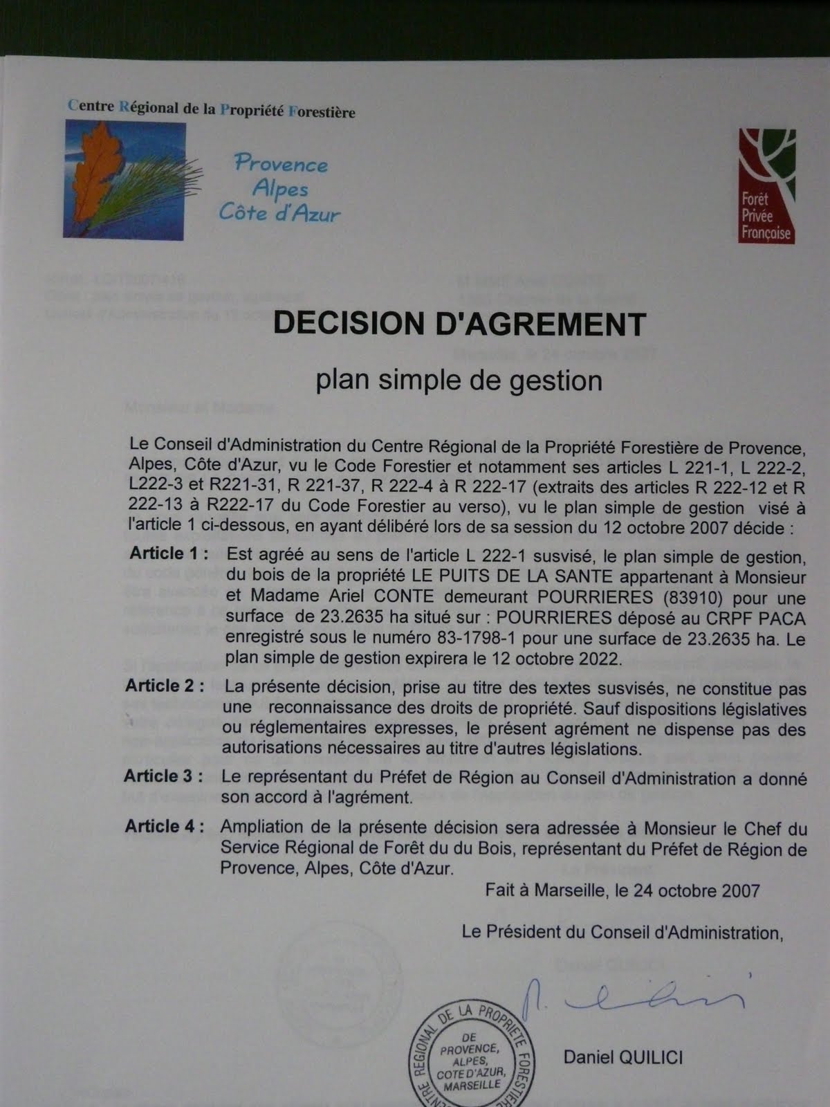 Ce Certificat Semble Etre Utilisé Frauduleusement Une forêt en Provence: Forêt privée, accueil du public et réglementation