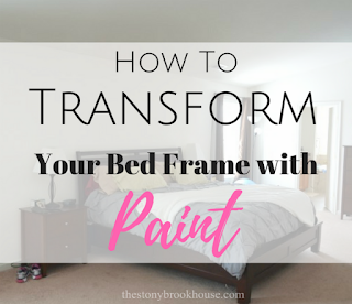 How To Transform Your Bed Frame With Paint!