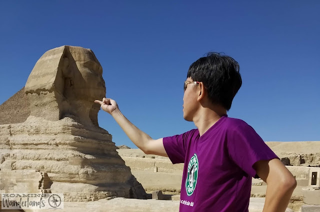 Face to face with The Sphinx - Egypt 2019