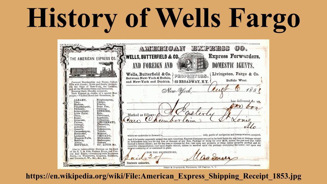 History of Wells Fargo