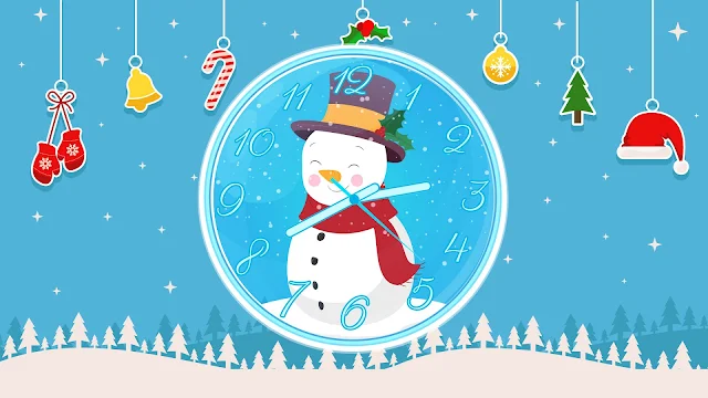 Cute Christmas Snowman Screensaver