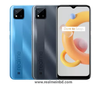 Realme C20 Cool Gray or Cool Blue Colors