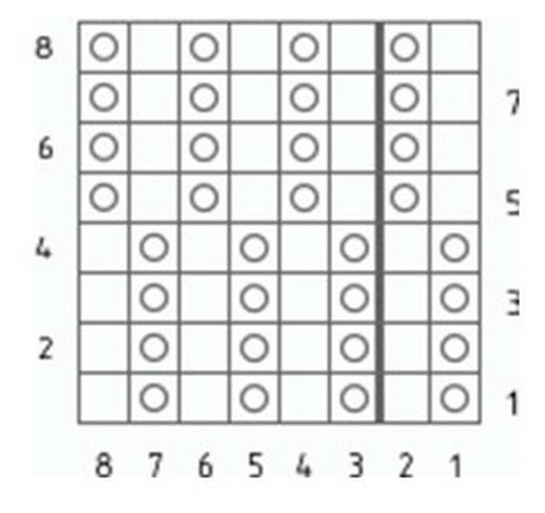 Красивые тканевые узоры спицами 3