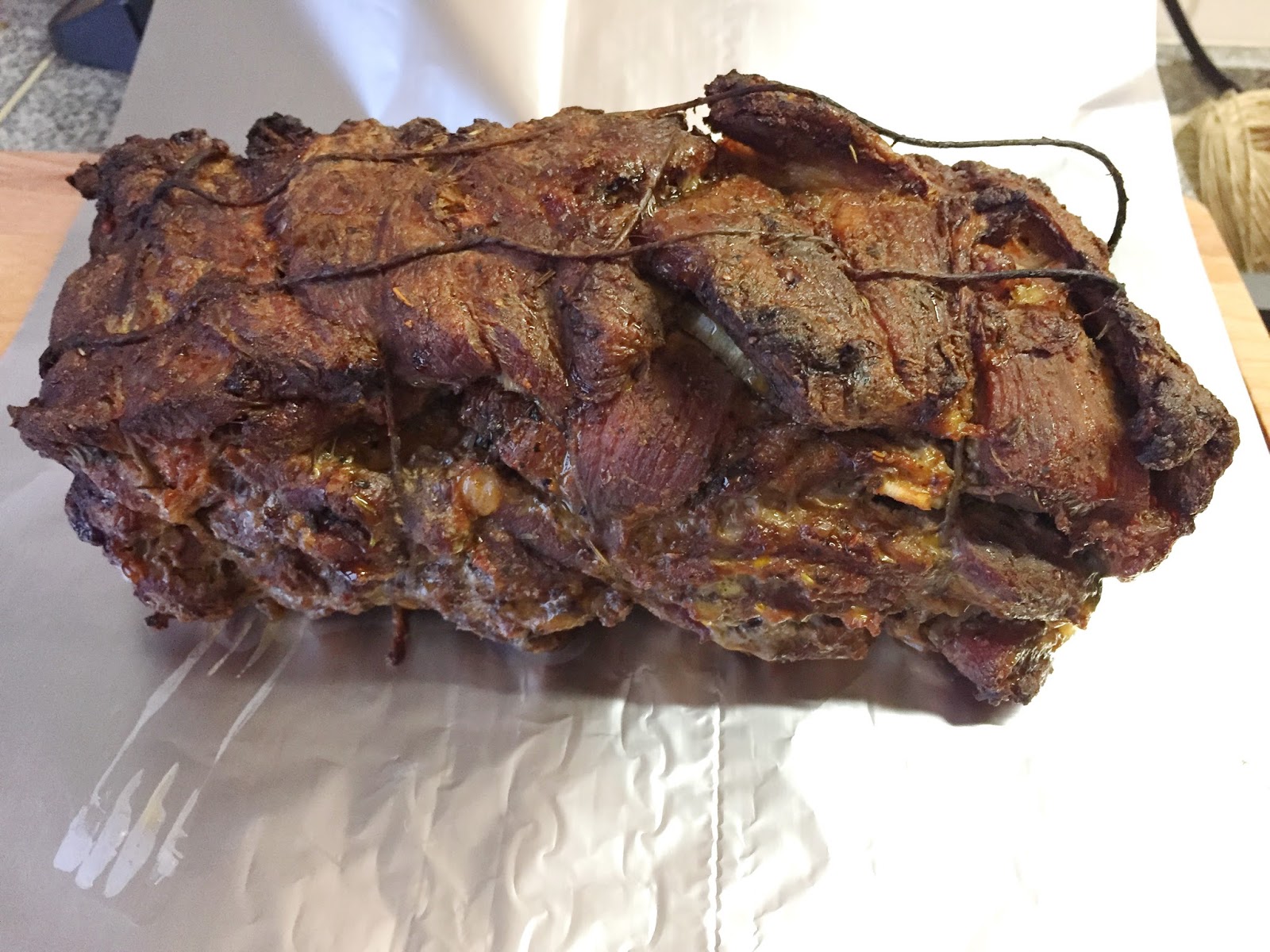 Gyrosbraten vom Grill