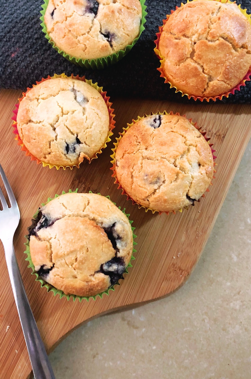 Low Carb Blueberry Muffins
