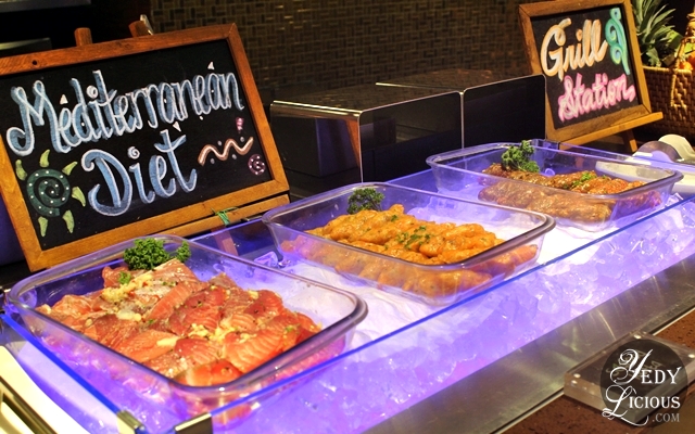 Grill Station Mediterrananean Choices at NIU by Vikings Buffet
