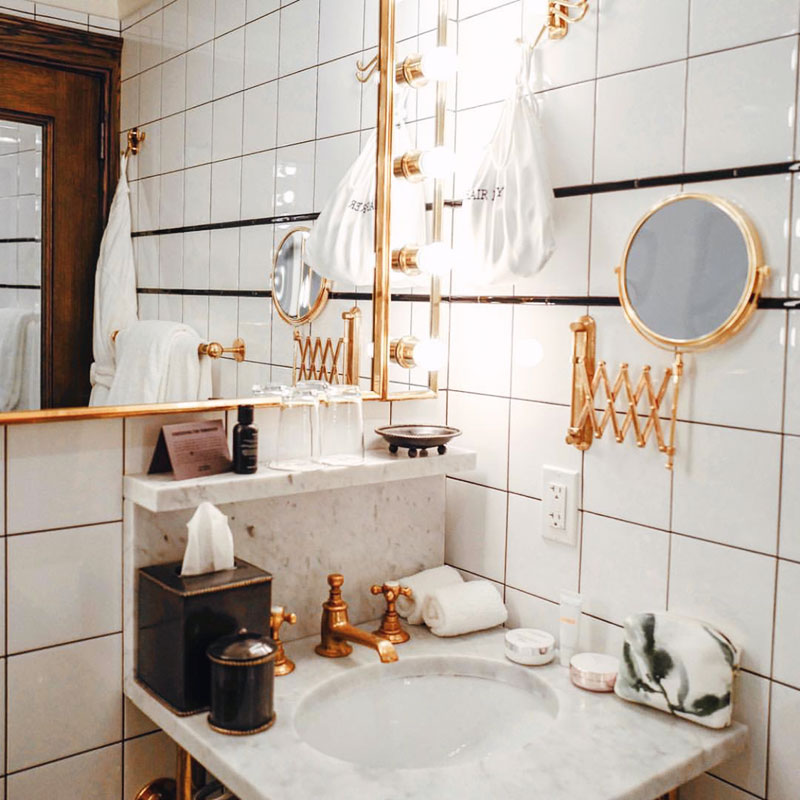 Décor Inspiration: Industrial-Inspired Powder Rooms