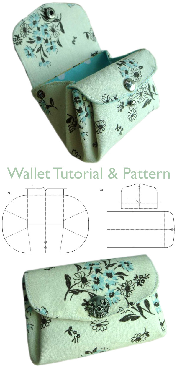 Folded Accordion Wallet Tutorial DIY Tutorial Ideas!