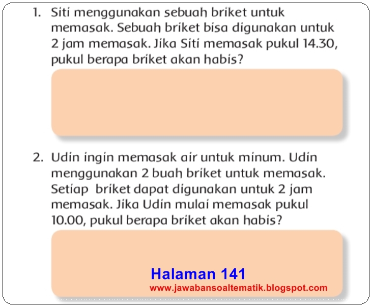 Kunci Jawaban Buku Siswa Kelas 3 Tema 6 Halaman 138 139 140 141 142 Jawaban Soal Tematik