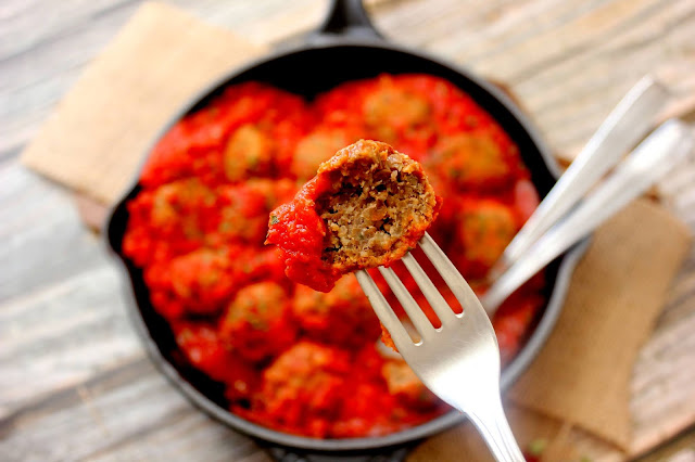 Polpette di lenticchie al sugo