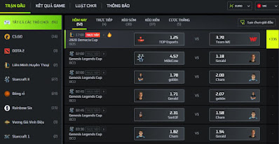 Cách tăng cơ hội thắng cược Esports