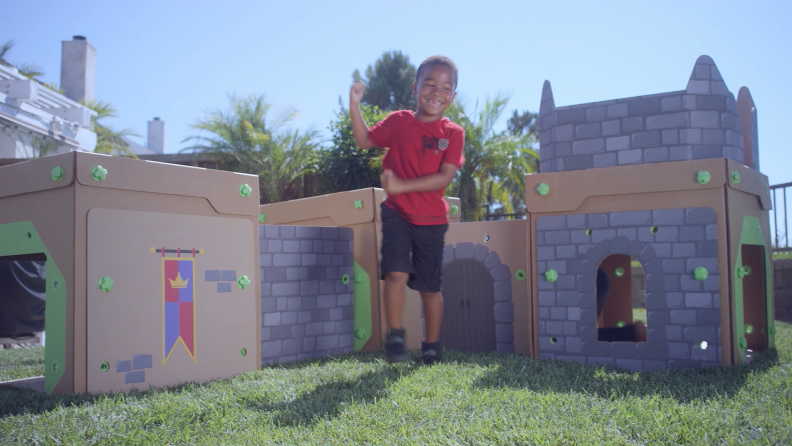 Thanks, Mail Carrier BigBoxPlay Life Sized Cardboard Fort Play System On Kickstarter Now!