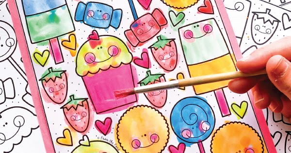 From the Pond: Sweet Coloring Pages