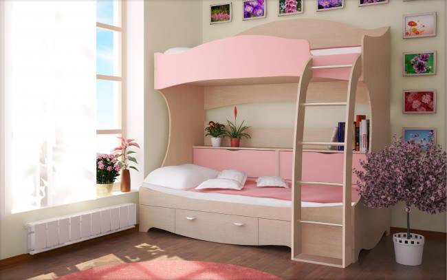 Planos para literas, camas dobles o cuchetas para niños | Construccion