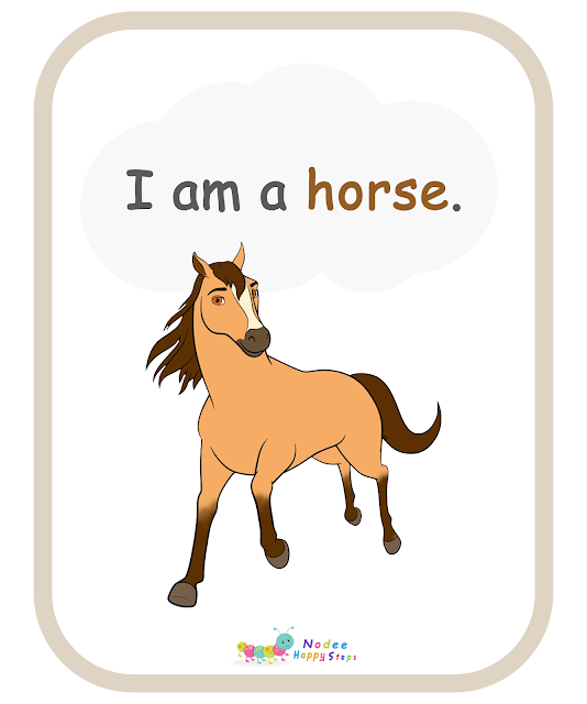 Guessing for Kids -  Who am I? - I am a horse