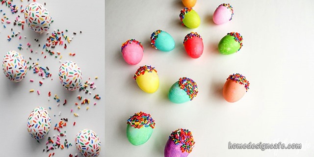 Sprinkle Eggs, Easter egg decorating ideas