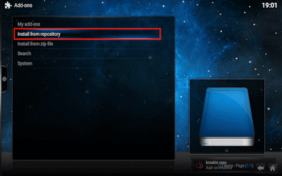 اضافة Awesome Streams الى برنامج Kodi اضافة Awesome Streams الى برنامج Kodi