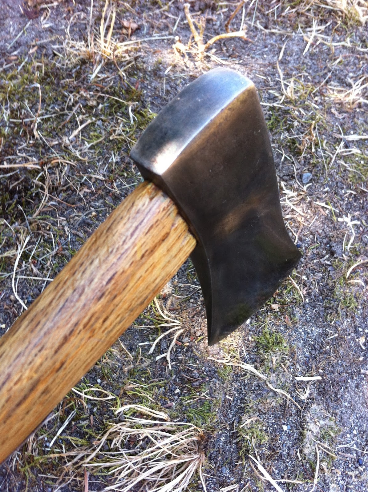 Four Bees Marbles No. 5 Pocket Axe ReFinished and Blued. Number 5