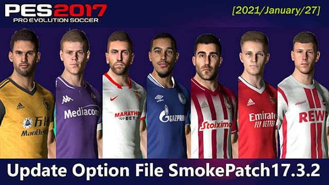 PES 2017 SMOKE PATCH OPTION 2023 - 2024