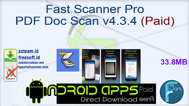 Fast Scanner Pro PDF Doc Scan v4.3.4 (Paid)