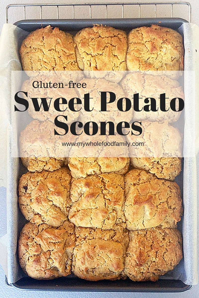My Wholefood Family Essentials Gluten Free Sweet Potato Scones