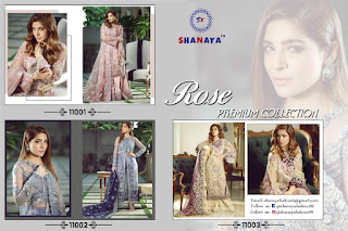 Shanaya Rose Premium Net Collection Pakistani Suits