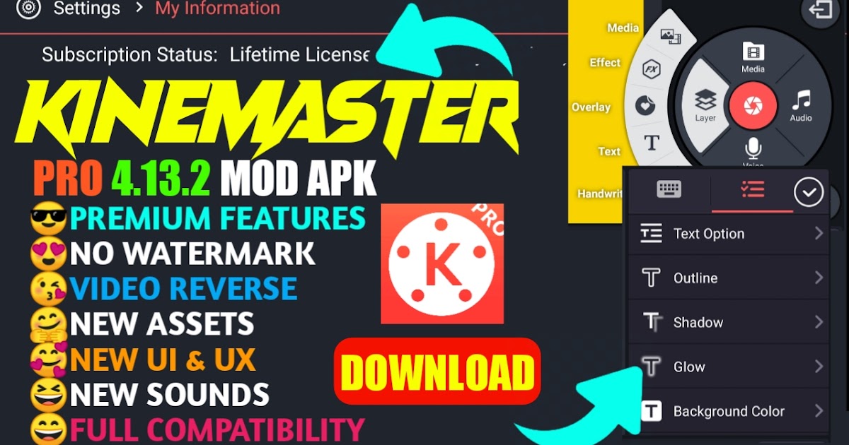 Kinemaster Pro Mod Apk Download (No Watermark,Premium Features Unlocked