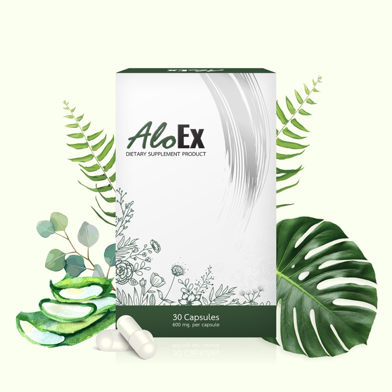AloEx Dietary Supplement ผลิตภัณฑ์เสริมอาหารบำรุงเส้นผมและหนังศีรษะ