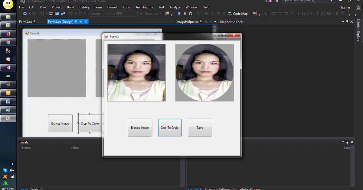 How to crop image to circle in C#