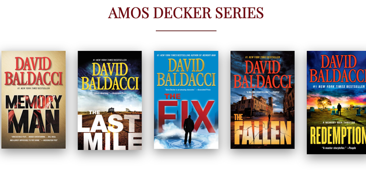 Ranking the Amos Decker Series by David Baldacci