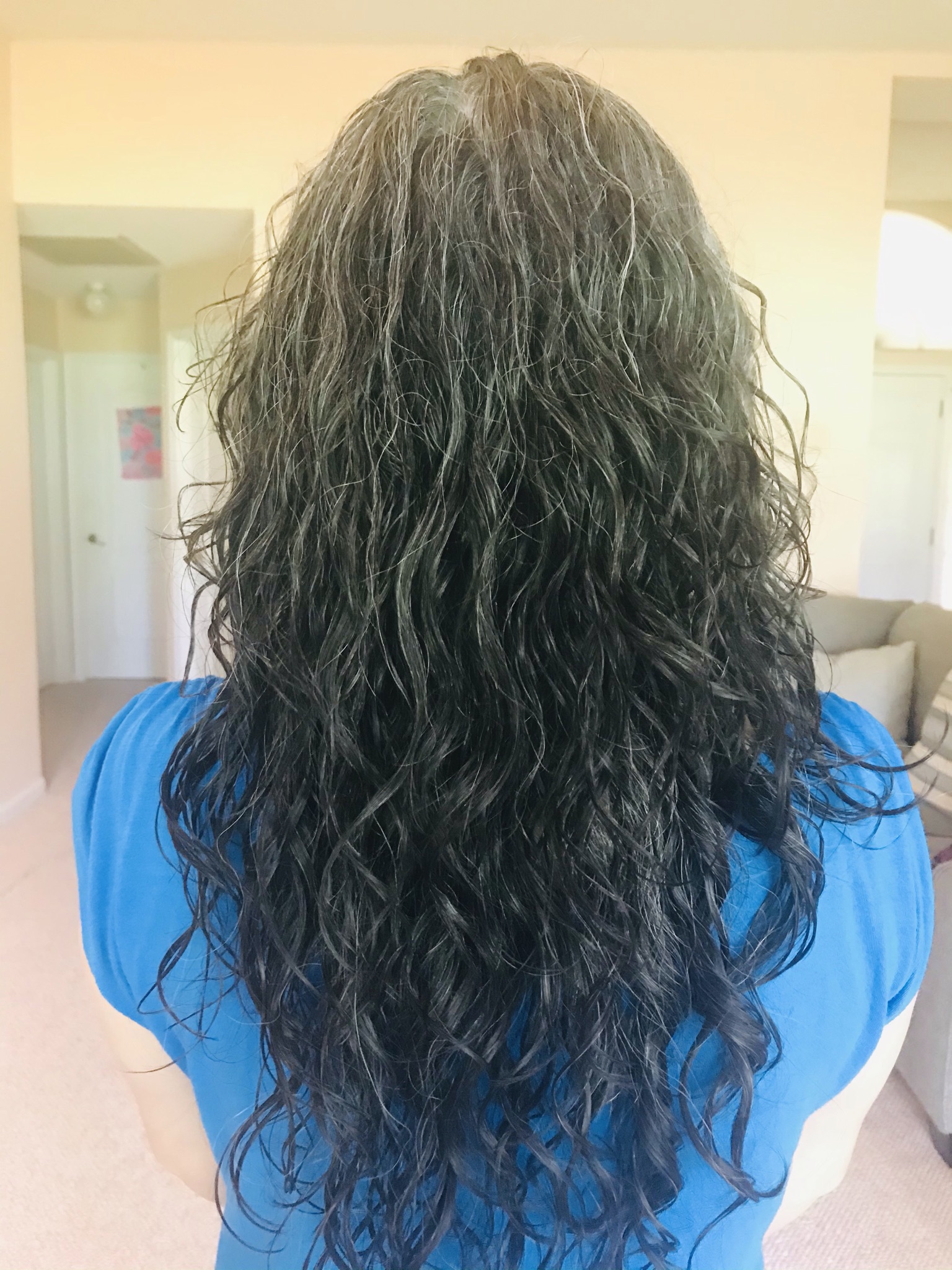Uncle Funky’s Daughter Curly Magic Curl Stimulator On Wavy Hair [The Color Wheel Gallery]